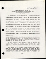 Remarks Prepared for Delivery by Secretary of Transportation Elizabeth Hanford Dole to the North Carolina State Convention