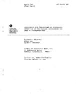 Conspicuity for Pedestrians and Bicyclists Definition of the Problem Development and Test of Countermeasures