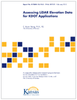 Assessing LiDAR Elevation Data for KDOT Applications