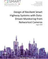 Design of Resilient Smart Highway Systems with DataDriven Monitoring from Networked Cameras