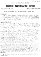 Investigation of Aircraft Accident GREAT LAKES AIRLINES GAGE OKLAHOMA 19540615