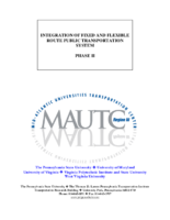 Integration of Fixed and Flexible Route Public Transportation Systems Phase II