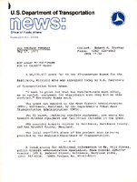 US Department of Transportation News Office of Public Affairs UMTA 7730 DOT Grant to Baltimore for 60 Transit Buses