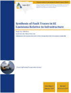 Synthesis of Fault Traces in SE Louisiana Relative to Infrastructure
