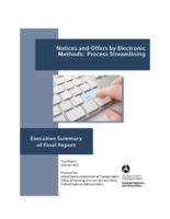 Notices and Offers by Electronic Methods Process Streamlining  Executive Summary