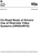 OnRoad Study of Drivers Use of Rearview Video Systems ORSDURVS
