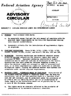 AC 2030 Airplane Position Lights and Supplementary Lights