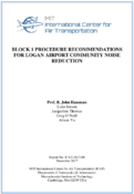 Block 1 Procedure Recommendations for Logan Airport Community Noise Reduction
