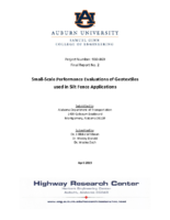 Evaluation of Sediment Barrier Practices using LargeScale Testing Techniques SmallScale Performance Evaluations of Geotextiles used in Silt Fence Applications