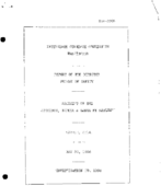 Interstate Commerce Commision Report of the Accident  Investigation Occuring on the ATCHISON TOPEKA AND SANTA FE RAILWAY LAWRIE OK