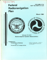 Federal Radionavigation Plan Volume III of 4 Radionavigation System Characteristics