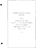 Interstate Commerce Commision Report of the Accident  Investigation Occuring on the NEW YORK CENTRAL RAILROAD PHILADELPHIA NY