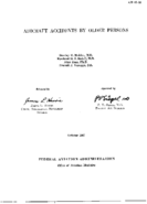 Aircraft accidents by older persons