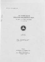 Gas Turbine Engine Production Implementation Study  Volume 2 Technical Discussion