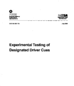 Experimental Testing of Designated Driver Cues