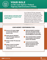 Your Role as the Lead AgencyFederal Highway Administration FHWA