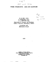 Work tolerance  age and altitude