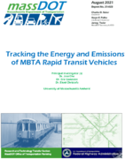 Tracking the Energy and Emissions of MBTA Rapid Transit Vehicles