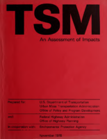 Transportation System Management An Assessment of Impacts Interim Report