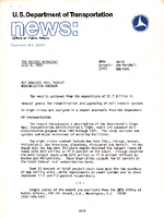 US Department of Transportation News Office of Public Affairs UMTA 3878 DOT Analyzes Rail Transit Modernization Program