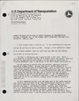 Remarks Prepared for Delivery by Deputy Secretary of Transportation William J Beckham Jr to the Highway Safety Symposium