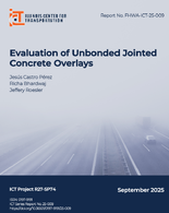 Evaluation of Unbonded Jointed Concrete Overlays