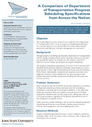 A Comparison of Department of Transportation Progress Scheduling Specifications From Across the Nation Tech Transfer Summary