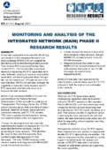 Monitoring and Analysis of the Integrated Network MAIN Phase II Research Results Research Results