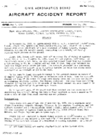 Investigation of Aircraft Accident TRANS WORLD AIRLINES CHICAGO ILLINOIS 19591124