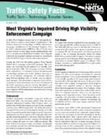 West Virginias Impaired Driving High Visibility Enforcement Campaign Traffic Tech