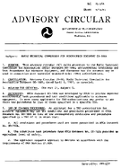 AC 2116A Radio Technical Commission for Aeronautics Document DO160A