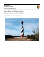 Cape Hatteras National Seashore acoustical monitoring 2008 and 2011