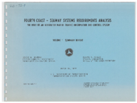 Fourth CoastSeaway Systems Requirements Analysis Volume I  Summary Report