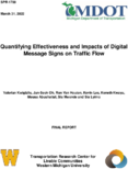 Quantifying Effectiveness and Impacts of Digital Message Signs on Traffic Flow