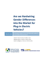 Are We Hardwiring Gender Differences Into the Plugin Electric Vehicle Market