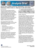 FMCSA Safety Program Effectiveness Measurement Carrier Intervention Effectiveness Model Version 13Report for FY 2021 Interventions Analysis Brief
