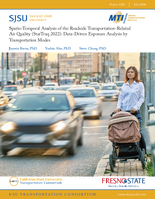 SpatioTemporal Analysis of the Roadside TransportationRelated Air Quality StarTraq2022 DataDriven Exposure Analysis by Transportation Modes