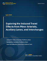 Exploring the Induced Travel Effects from Minor Arterials Auxiliary Lanes and Interchanges