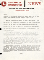 Remarks by US Secretary of Transportation John A Volpe to the New York Board of Trade