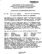 Air Carrier Reporting Punctuality Assessment Accounting and Report Directive 1998