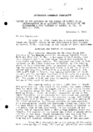 Interstate Commerce Commission Report of the Accident  Investigation Occurring on the CHESAPEAKE AND OHIO RAILWAY HARVEY WV
