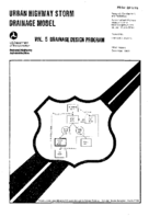 Urban Highway Storm Drainage Model Volume 5 Drainage Design Program Users Manual and Documentation