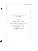 Interstate Commerce Commision Report of the Accident  Investigation Occuring on the ATLANTIC COAST LINE RAILROAD CLUSTEE AL