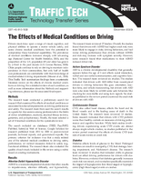 The Effects of Medical Conditions on Driving Traffic Tech