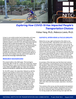 Exploring How COVID19 Has Impacted Peoples Transportation Choices Project Brief