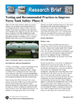 Recommended Practices to Improve Nurse Tank Safety Phase II