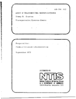 ASDE2 transmitter modifications