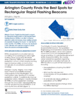 Arlington County Finds the Best Spots for Rectangular Rapid Flashing Beacons