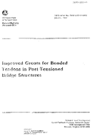 Improved Grouts for Bonded Tendons in PostTensioned Bridge Structures