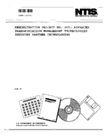 Advanced Transportation Management Technologies Industry Partner Technologies Demonstration Project No 105 June 1997